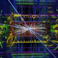 ATLAS experiment collision of protons