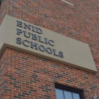 Enid Public Schools sign