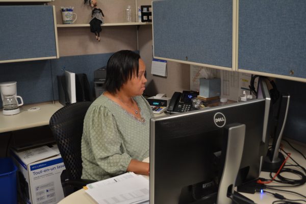 Tameka Williams working